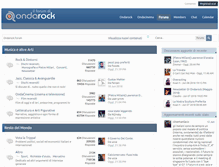 Tablet Screenshot of forum.ondarock.it